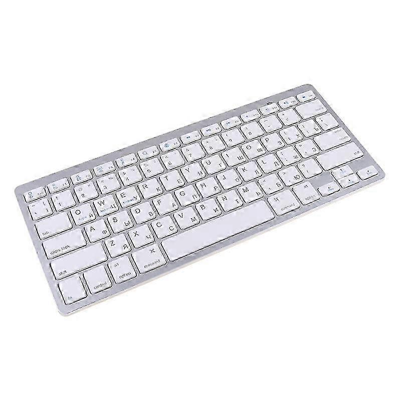 Russian Mini Wireless Bluetooth-compatible 3.0 Slim Keyboard For Windows PC