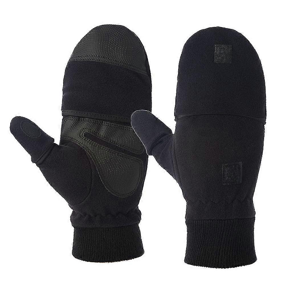 Multi-fingered Fingerless Gloves With Adjustable Top And Cell Phone Pocket