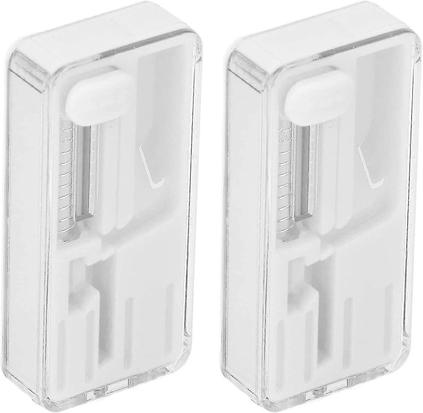 Explosive Bead Pusher Box, 2PCS Zigarettenexplosion Bead Pusher Leichte Memory Spring Hand Ope