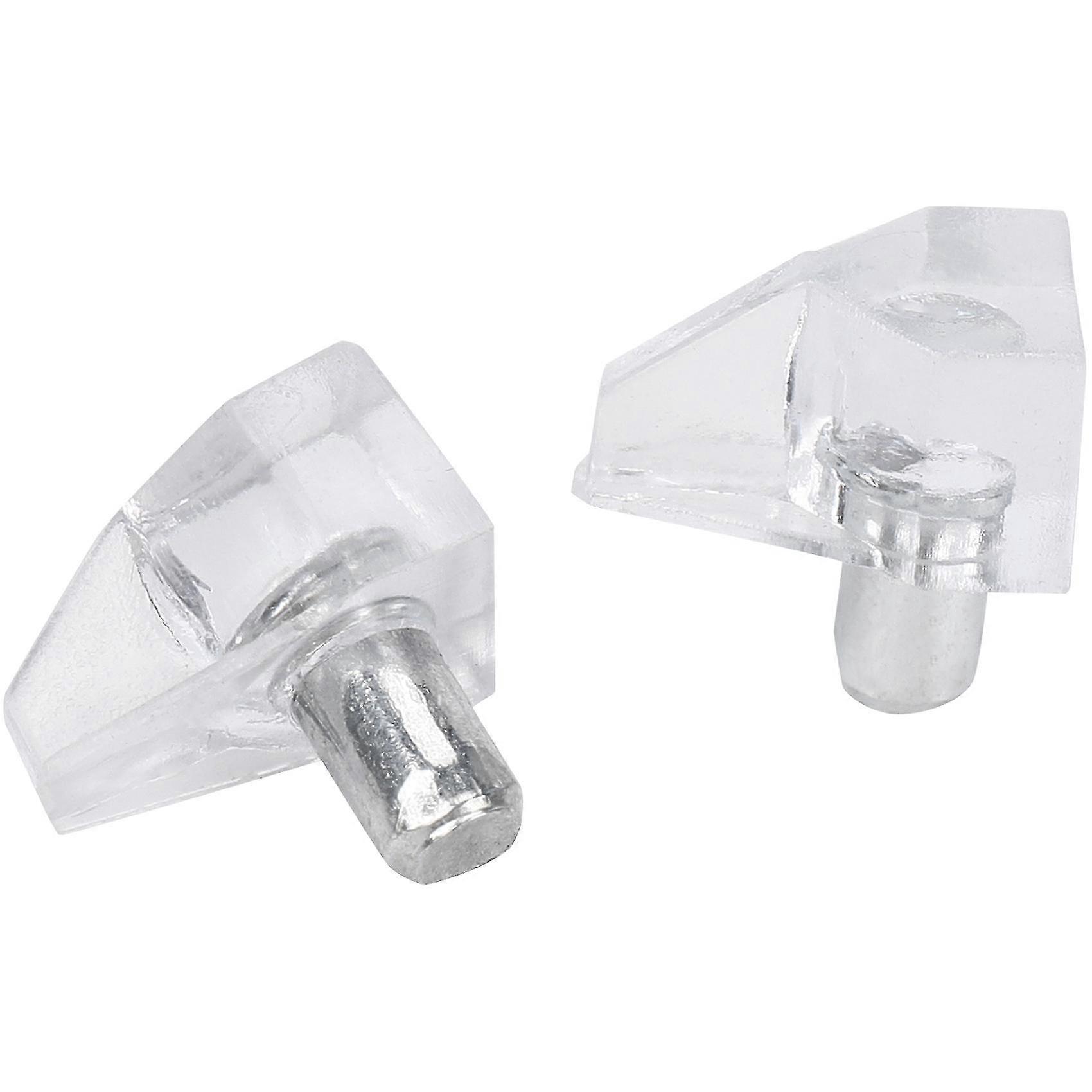 100 Pcs Clear Shelf Support Pegs -5 Mm Cabinet Shelf Clips,shelf Holder Pins Bracket Steel Pin For