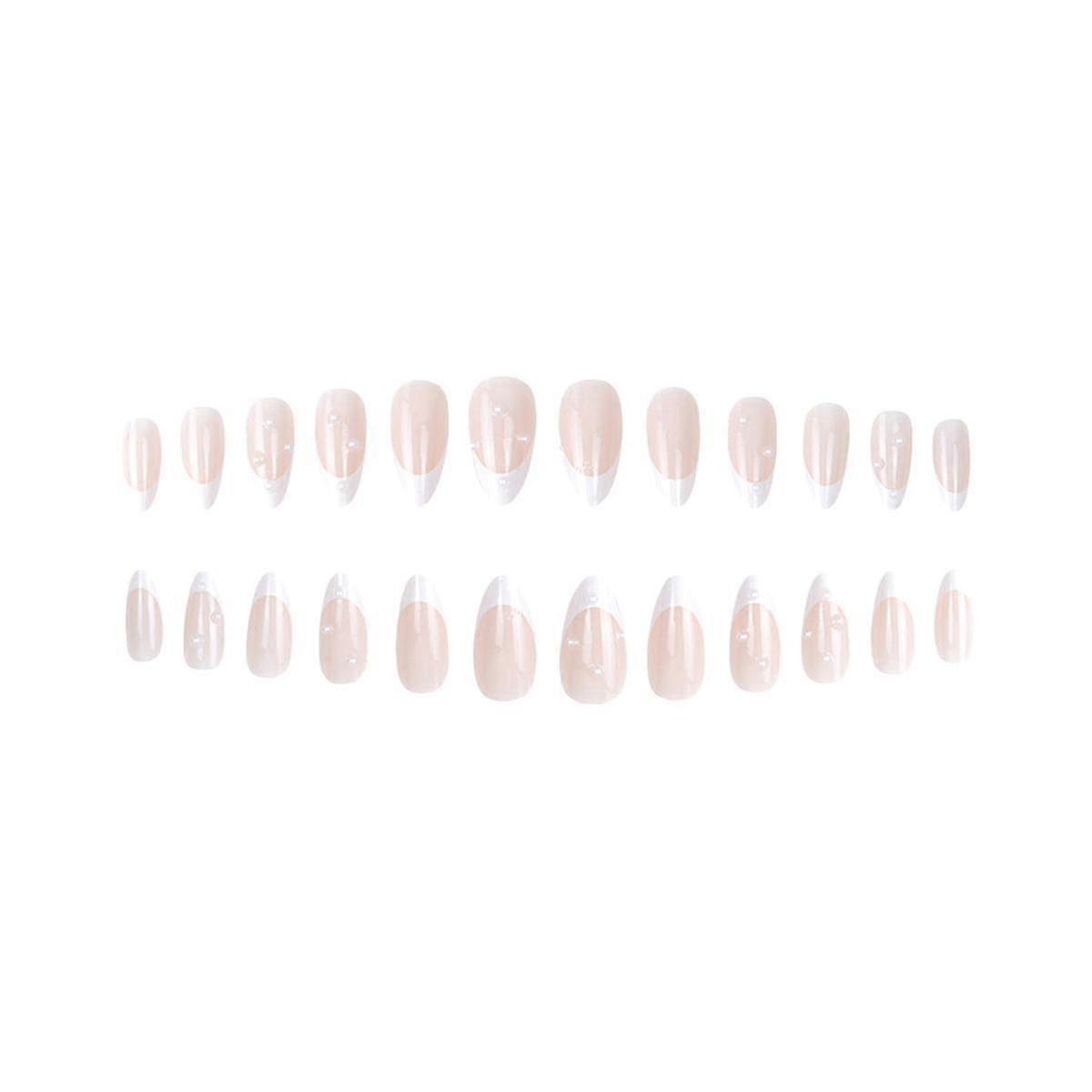 Removable Nails - Gel Nails 12 Sizes, No Need File Pre-shaped Press On False Nails Nail Extensions Y-17