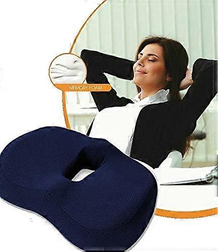 Luxury Memory Foam Seat Cushion for Relieving Back, Sciatica,Tailbone Pain