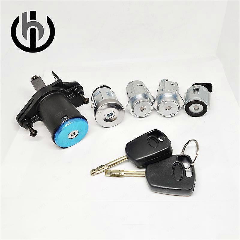 Lock Cylinder Door Lock Key For Ford Fiesta IV 4 JA JB Complete Lock Cylinder Door Lock Key For Ford Fiesta IV 4 JA JB Complete