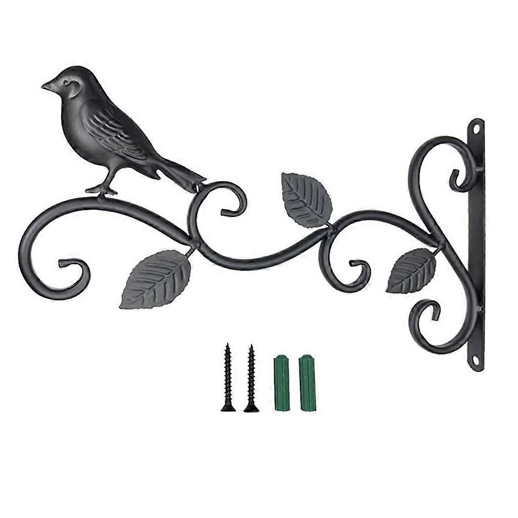 Iron Hanging Bracket Wall Hook Plant Hanger for Bird Feeder Lanterns Wind Chime
