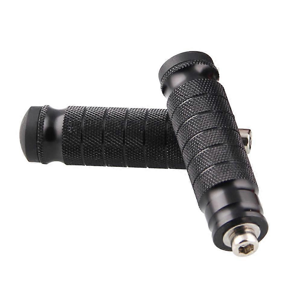 2pcs Universal CNC Motorcycle Rear Footrests Footpegs Foot Rest Pegs Pedals M8 6063 Aluminium Refit Durable 102X26X26mm