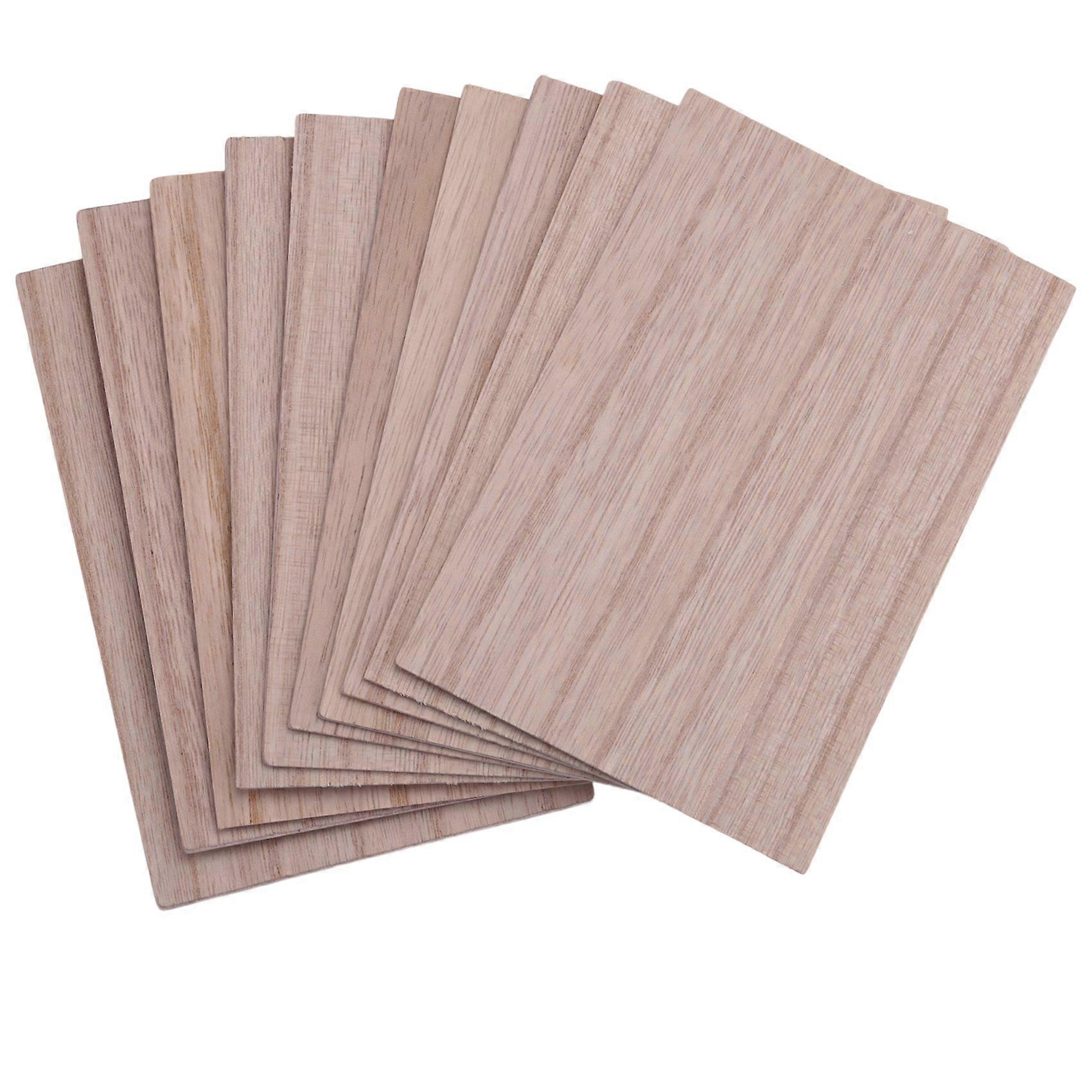 10Pcs Balsa Wood Sheets Wooden Plate 150*100*2mm For House Craft Model DIY