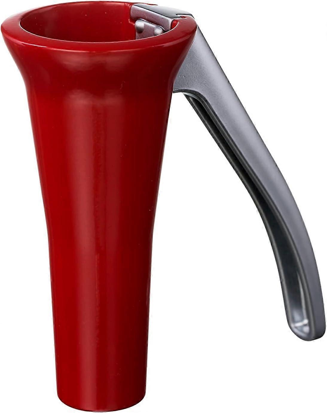 Nutcracker - Red color in stainless steel - Designed and produced in Sweden - Effective on all sizes of nuts with minimal effort - Very strong and res