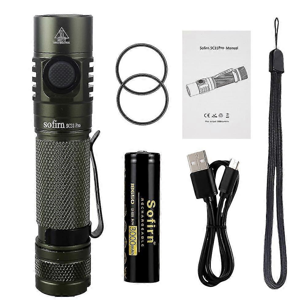 Sofirn Sc31 Pro 2000lm Rechargeable Usb C Led Flashlight