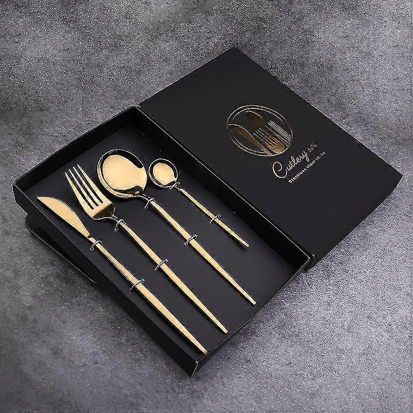 Kitchen Tableware Chopsticks Western Steak Cutlery Set (b)