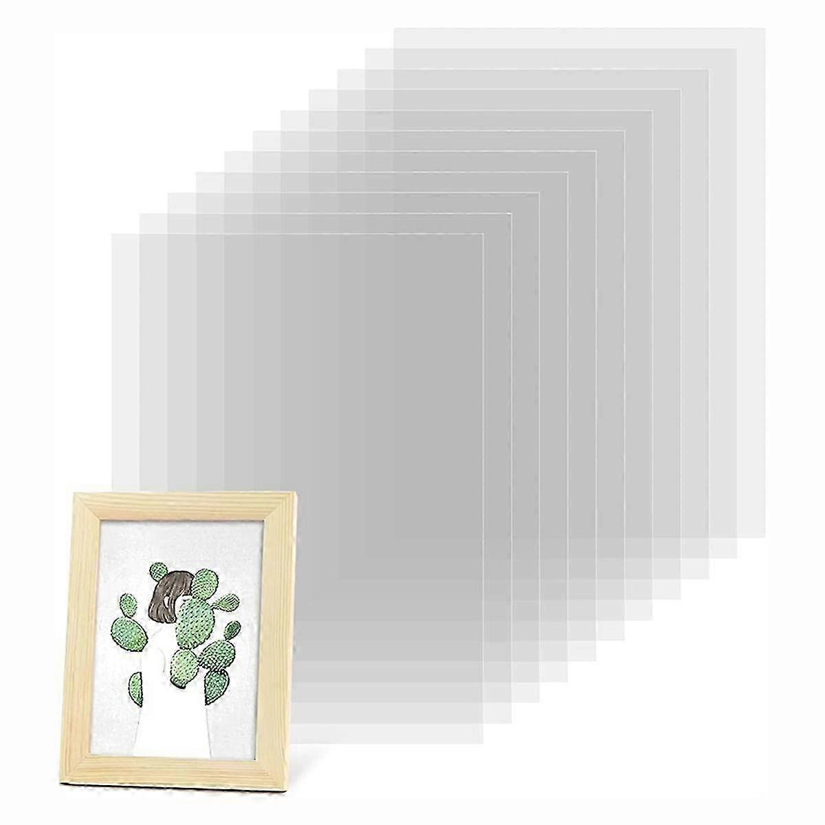 50pcs Acetate Sheets Clear Acetate Sheets Plastic Heat Resistant, 4.3x6.3inchblank Mylar Stencil Sheets Template Plastic