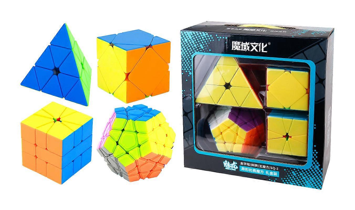 [Picube] MoYu QiYi 2x2 3x3 4x4 5x5 Presentförpackning Kub 2x2x2 3x3x3 4x4x4 5x5x5 Magic Cube Presentförpackning Meilong Speed Bundle Puzzle Cubing