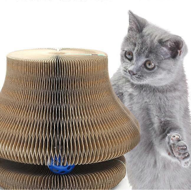 Organ Corrugated Paper Cat Scratching Board, Protects Carpets And Sofas