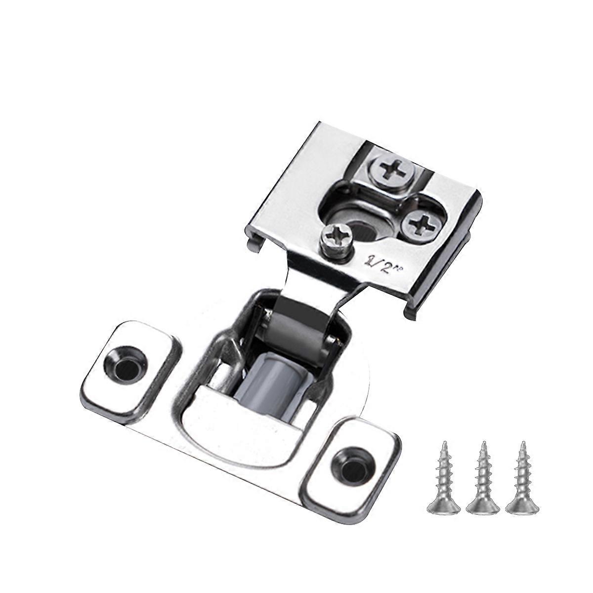 1/2" Cabinet Hinges Overlay Soft Close Hinges for Kitchen Cabinets 6pcs