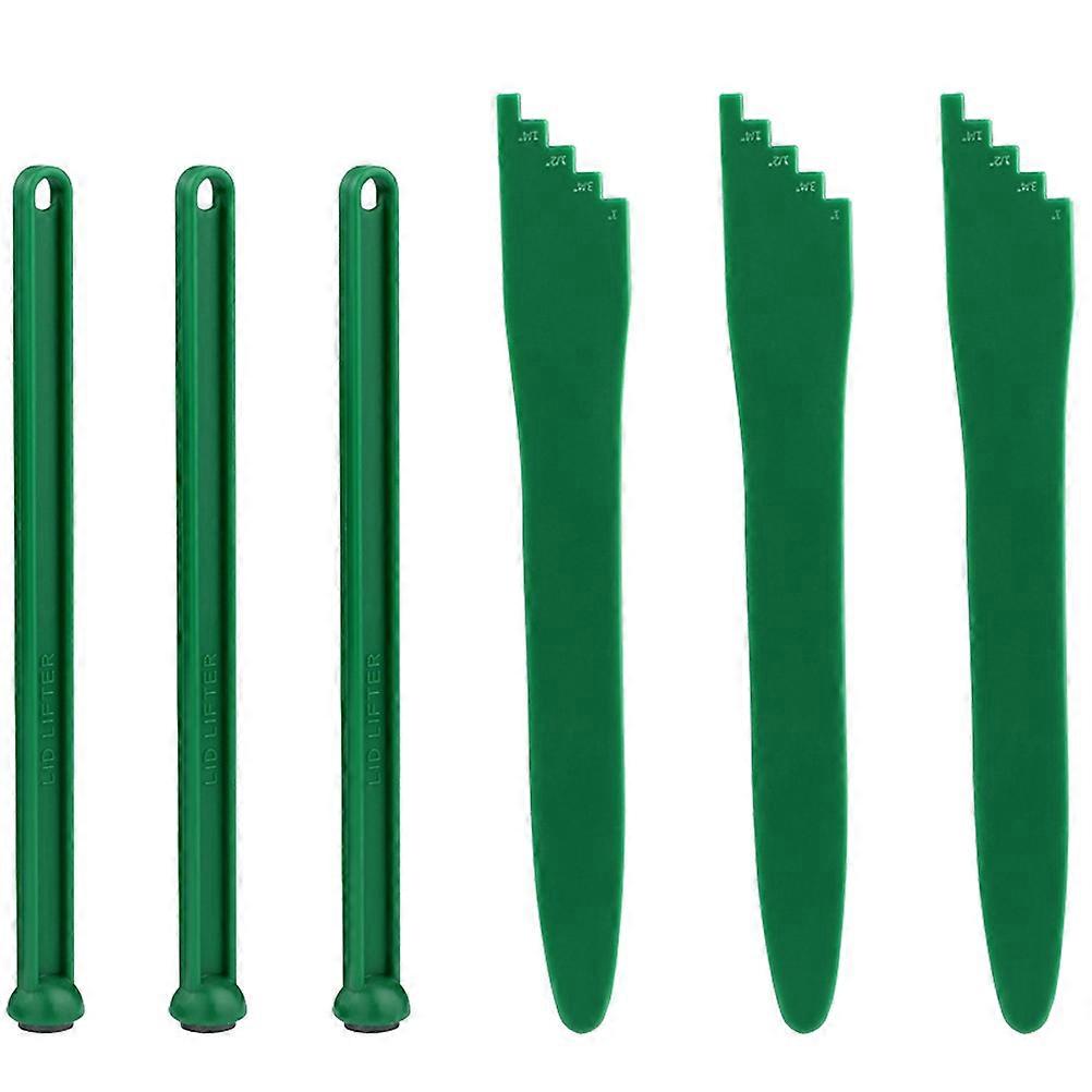 1 Set of Canning Tools Kit Jar Lid Lifter Magnetic Lid Lifter Kitchen Canning Tool Measuring Ruler