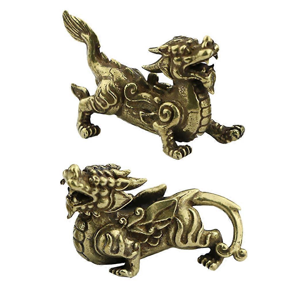 Decoration Home Pi Yao Statue Feng Shui Feng Shui Animal Statue Feng Shui Kylin Statue Dashboard Decor
