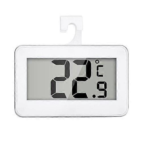 Fridge Thermometer Digital Refrigerator Thermometer, Digital Waterproof Fridge Freezer Thermometer With Easy to Read LCD Display