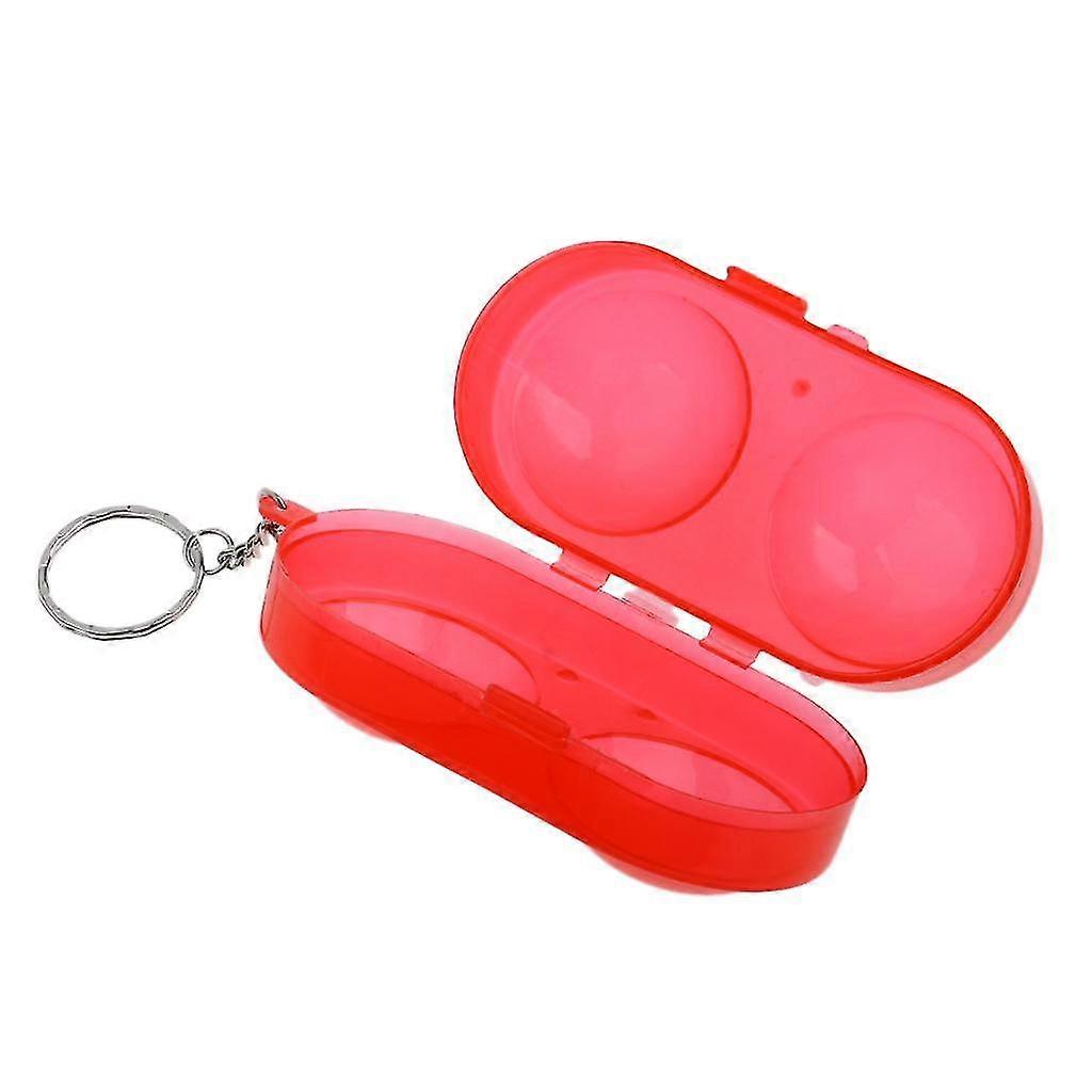 Contenitore per palline da ping pong in plastica, rosso