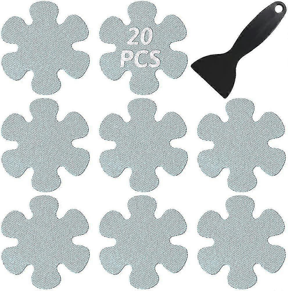 20 Piece Non-slip Bathtub Sticker With Scrapers. Used For The Bathtub. Stairs.