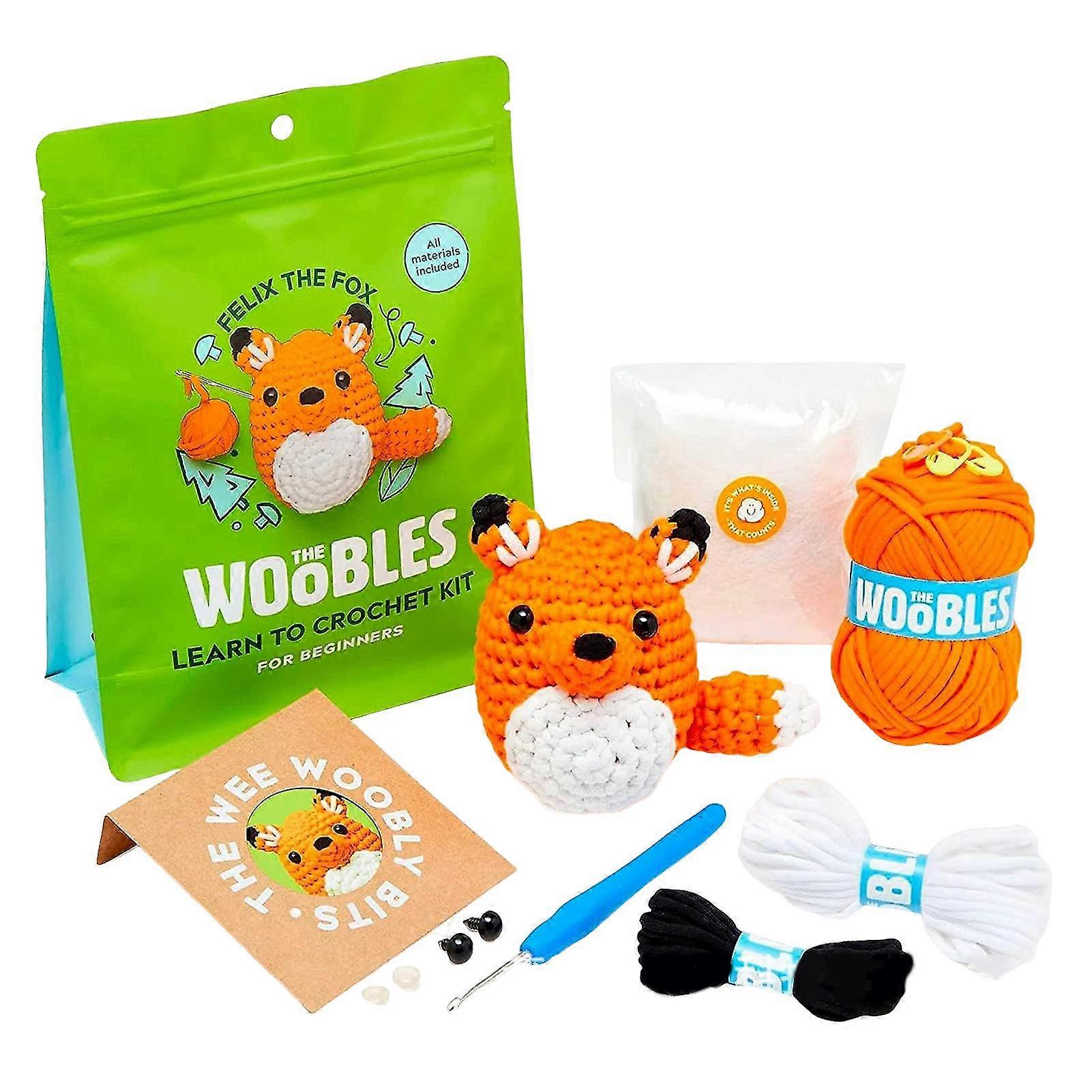 Doll Crochet Set Step-by-Step Video Tutorials Extra Yarn Included Complete Crochet Kit for Beginners