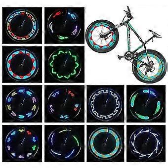 Bicycle Wheel Lights Waterproof Rgb Ultra Bright Spoke Lights Changes Patterns -safety Cool Bike Tire Accessories Kids Adults