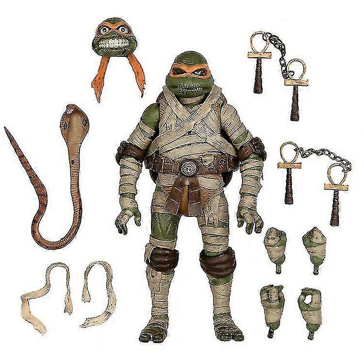 Monster Mummy Michelangelo 7 Inch Action Figure