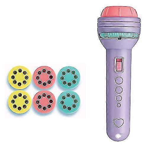 96 Pictures Torch Projector, Kids Sleep Story Projector, Slide Projector Torch Light With Sea Creatures, Birds, Grassland Animal Educational Learning