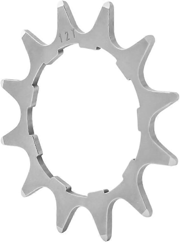 Single Speed Freewheel, Bicycle Cassette Gear Sprockets Freewheel Parts for Mountain Bike 12T