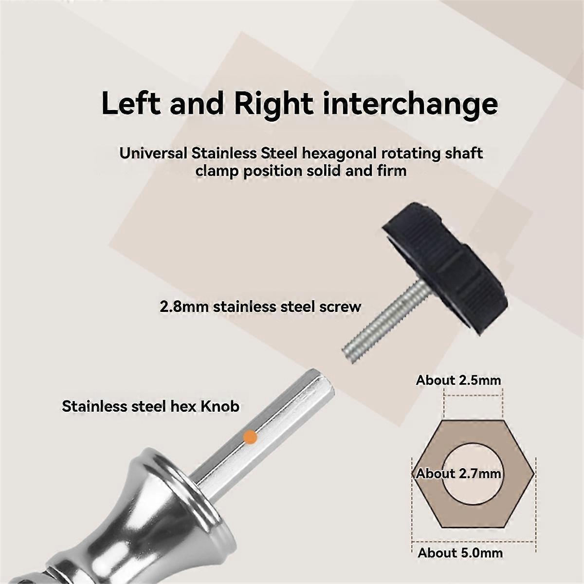 Folding Reel Dual-Grip Handle Replacement Knob Fishing Wheel DIY Modified Fishing Tackle for Fishin