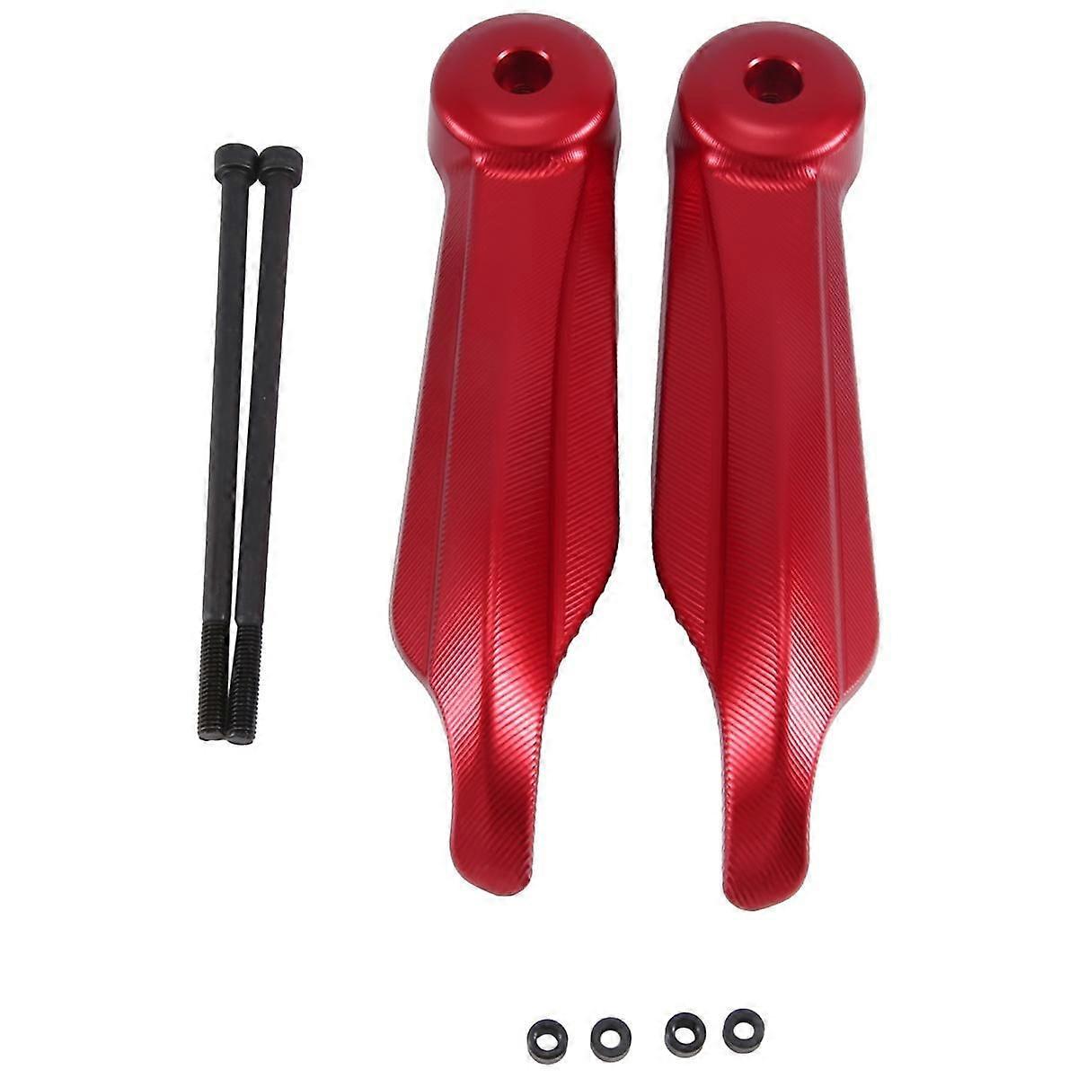 Motorcycle Handlebar Handguard Protection Sliders Hand Guard Protector for V4 2021- Desert X(Red)