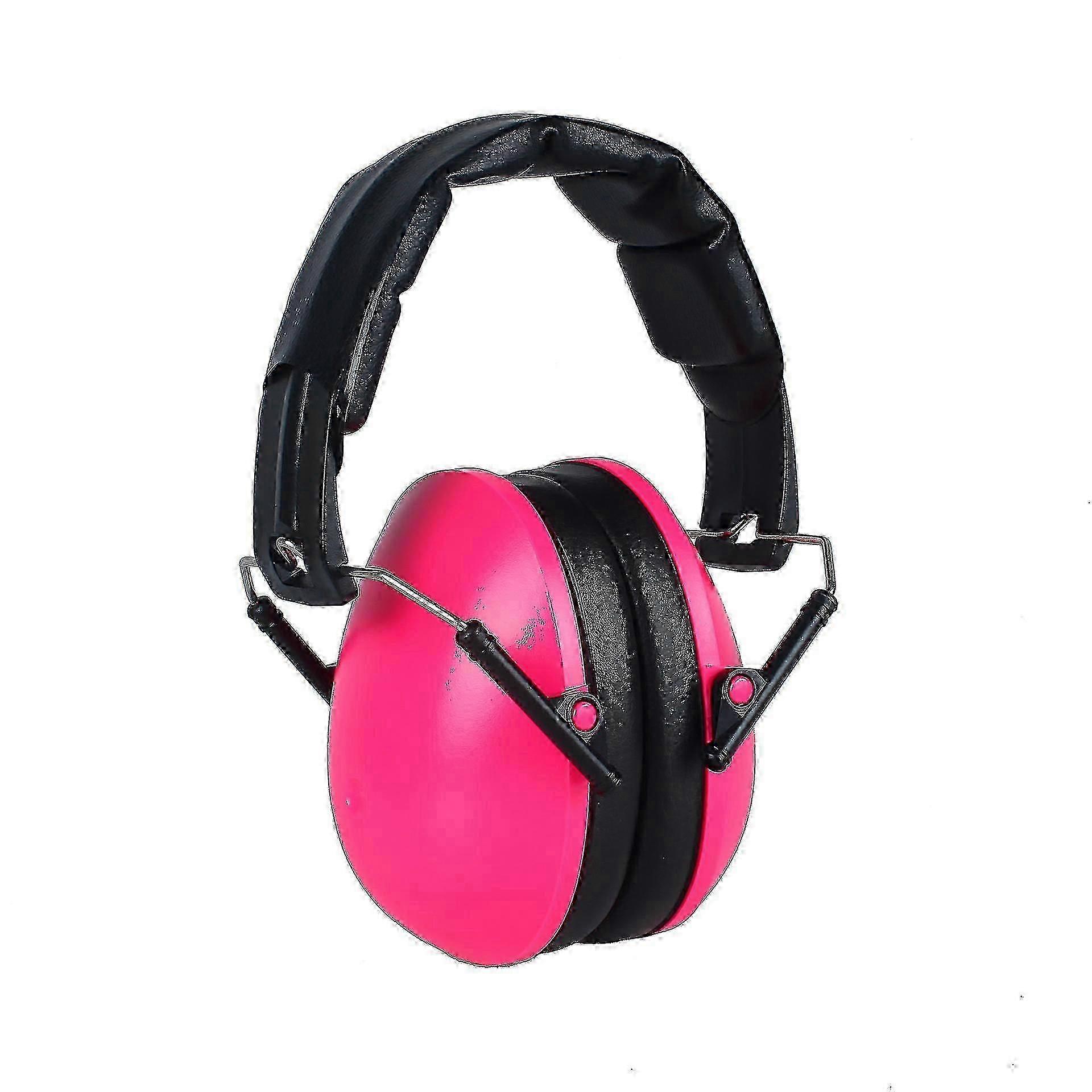 Kids Ear Defender Noise Cancelling Headphone Ear Muff Hearing Protector Safety Earmuff Headphone Protector Noise Reduction Headphone1pcspink