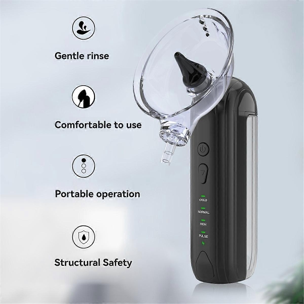 High-End Ear Cleaning Wax Removal Set with Earwax Bottle Tools Magic Machine Kit Hand Use Water Cooling System Care A