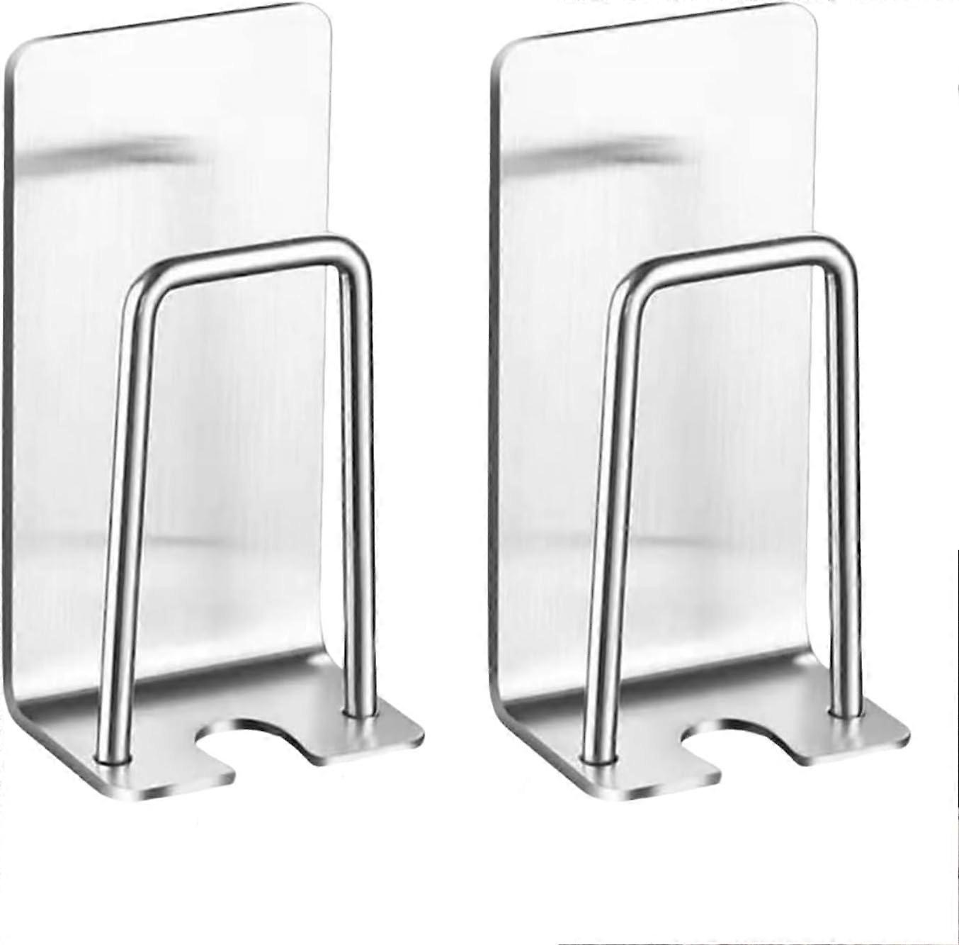 Stainless Steel Toothbrush Holders 2-Piece Set for Bathroom - Modern Design, Durable Material, Rust-Resistant Finish