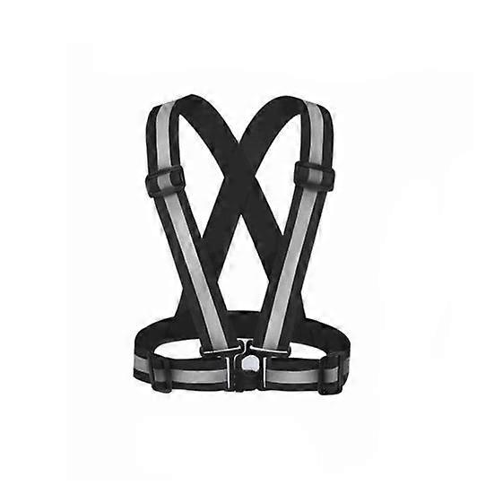 Adjustable Safety Security Reflective Vest High Visibility Strap Elastic Jacket