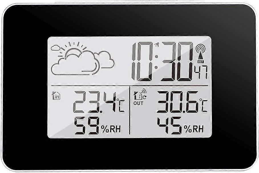 Wireless Weather Station Digital Weather Station Indoor and Outdoor Weather Station Forecast Thermometer Sensor Clock Home Hygrometer