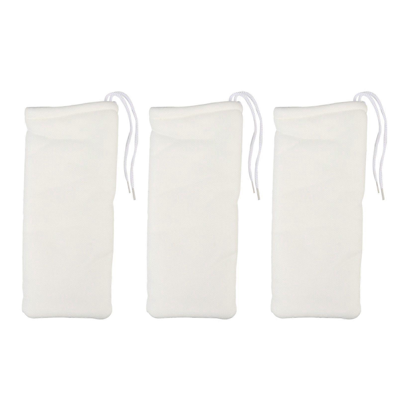 3pcs Aquarium Filter Reusable Filter Blanket Bag Pad for Fish Tank Bottom Filter