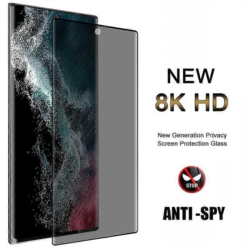 2個3D湾曲フルカバープライバシースクリーンプロテクターOPPO Reno 9 Proアンチスパイ保護用