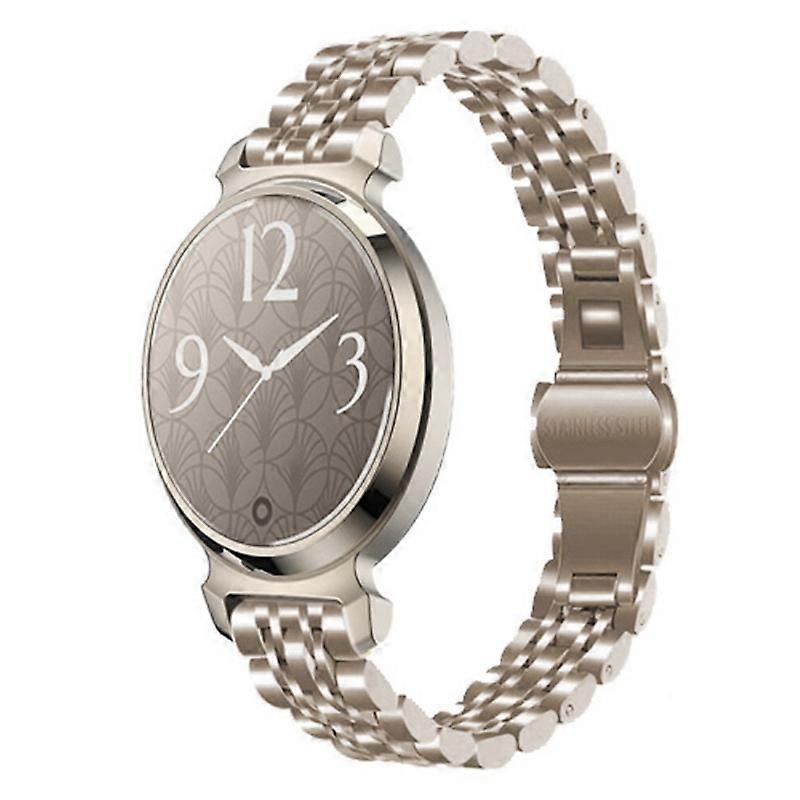 Syv-perler 14mm rustfrit stål urrem