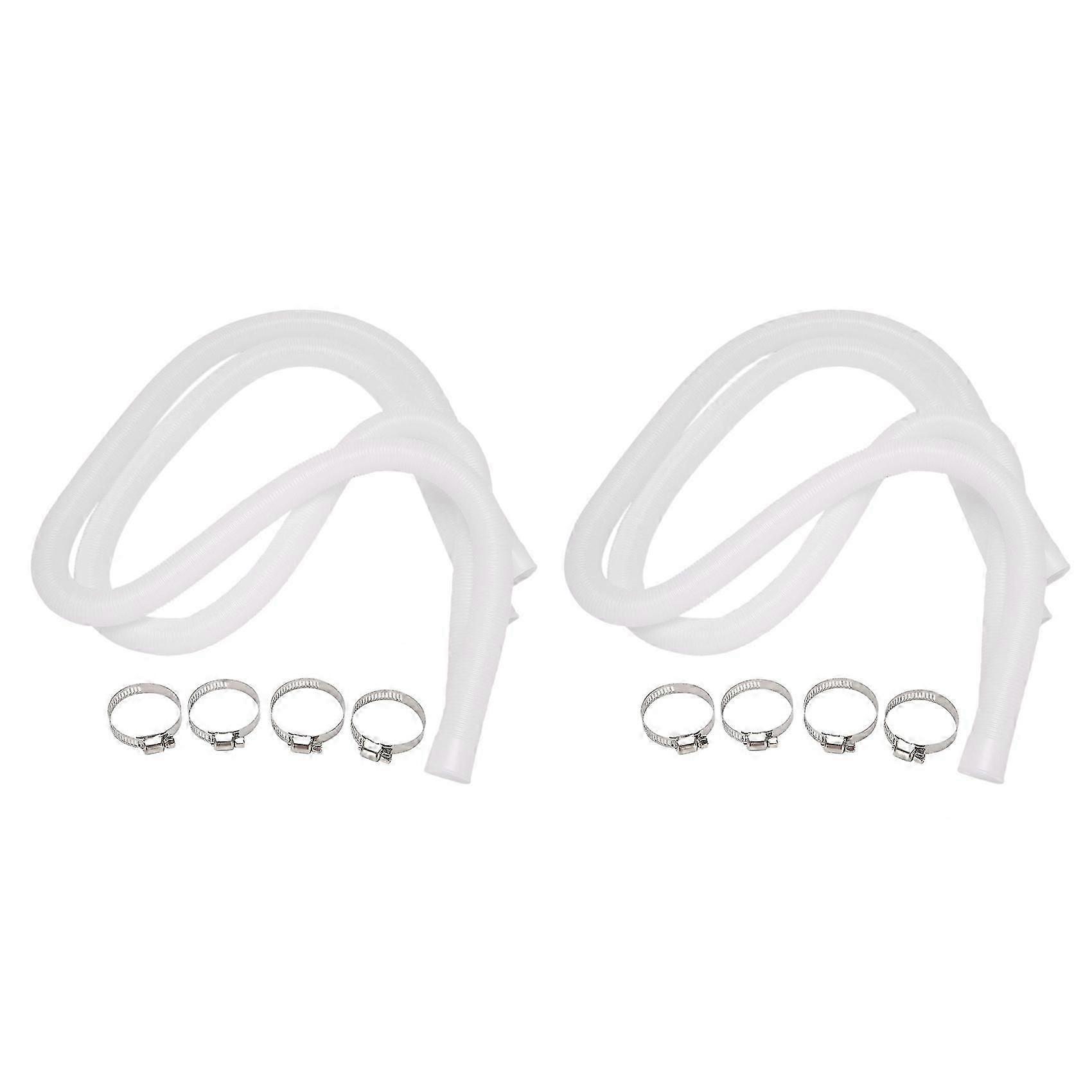 4 Pack Accessory Hose Replacement suitable for Models 607 637 1.25Inch Diameter Pool Pump Hose - 59Inch (150