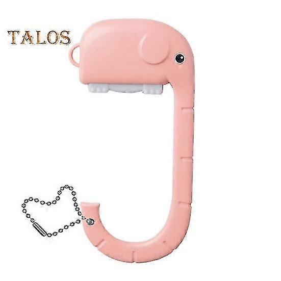 Table Hook Elephant Shape Hook Up with Chain Portable Clear Texture Desktop Hook Household Stuff