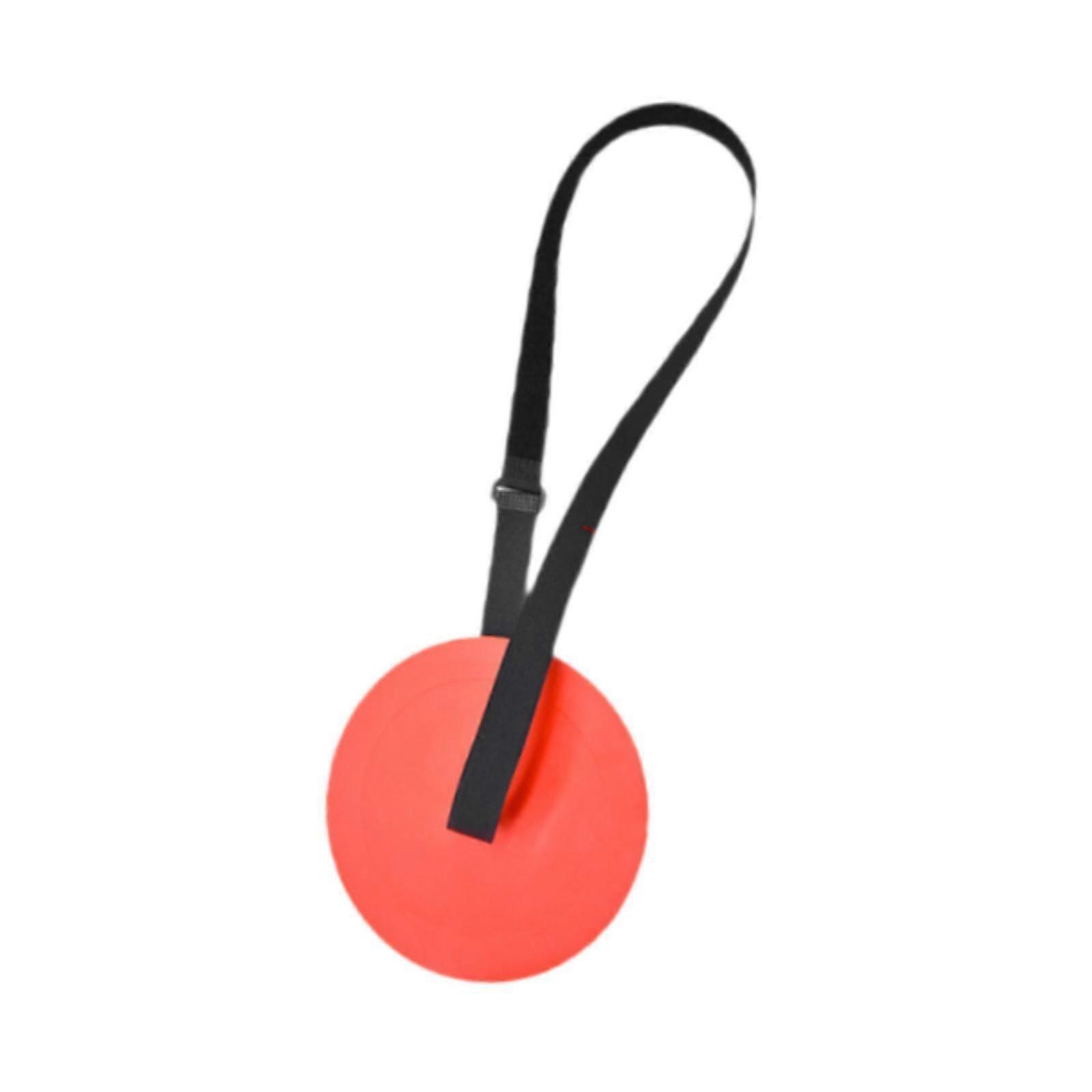 Disco de Meta Portátil para Prática de Futebol Vermelho