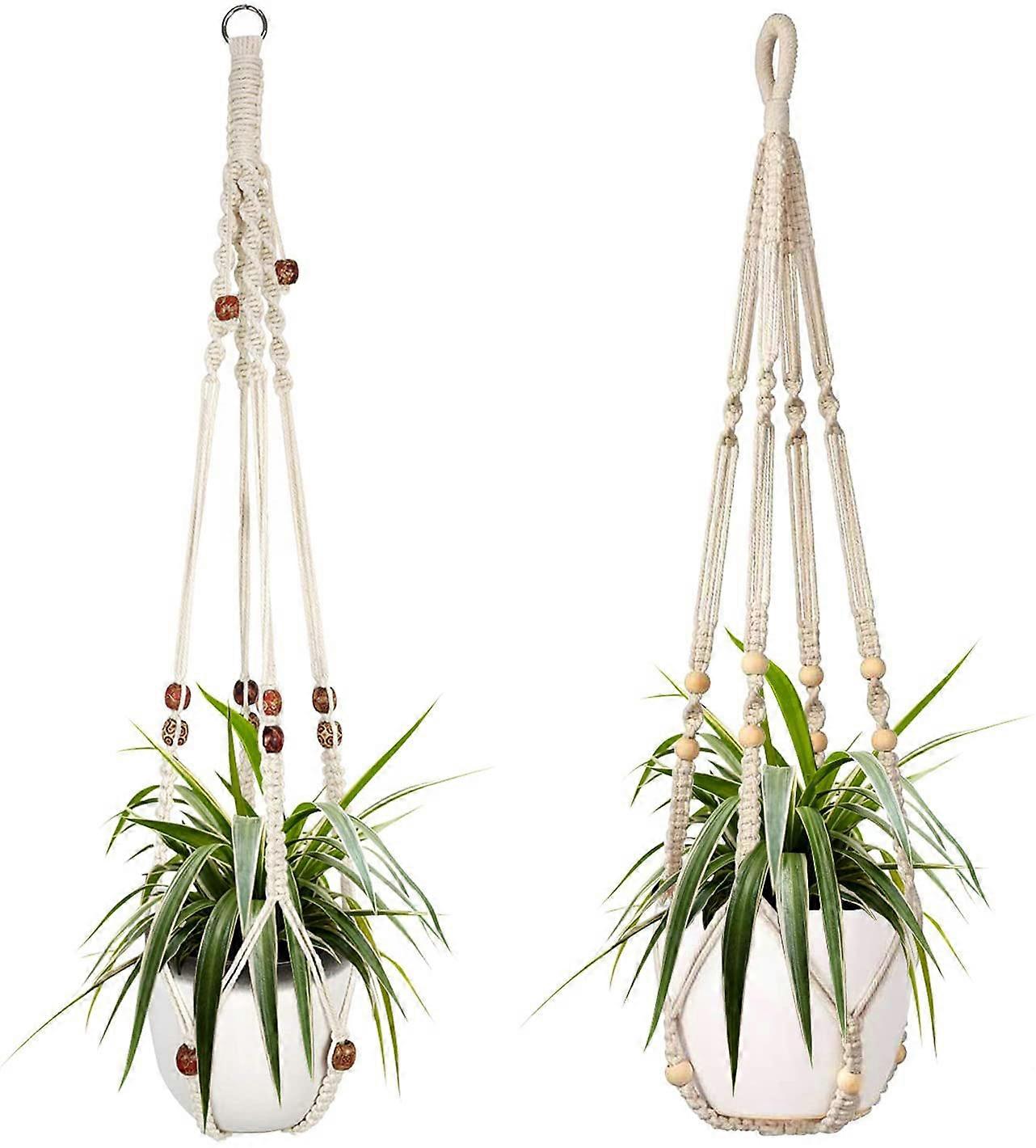 Macrame Plant Hangers, Boho Style, Cotton Cords