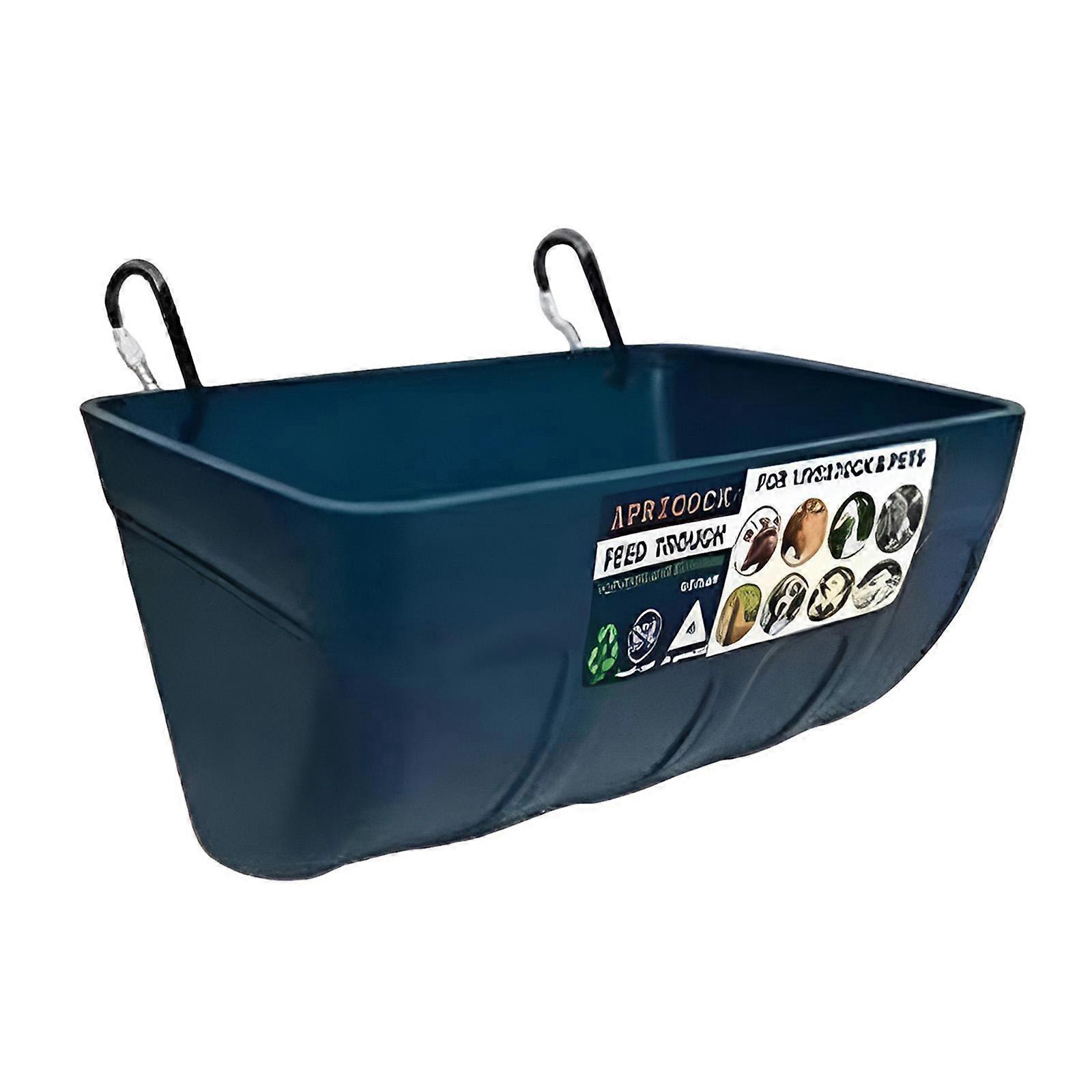 Waterer Bucket feed Trough Food Bowl Automatic Feeder Hanging Fence feed Trough