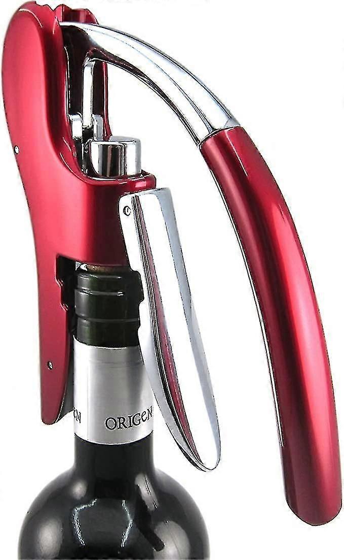 Lever Corkscrew Zinc Alloy Corkscrew With Foil Cutter