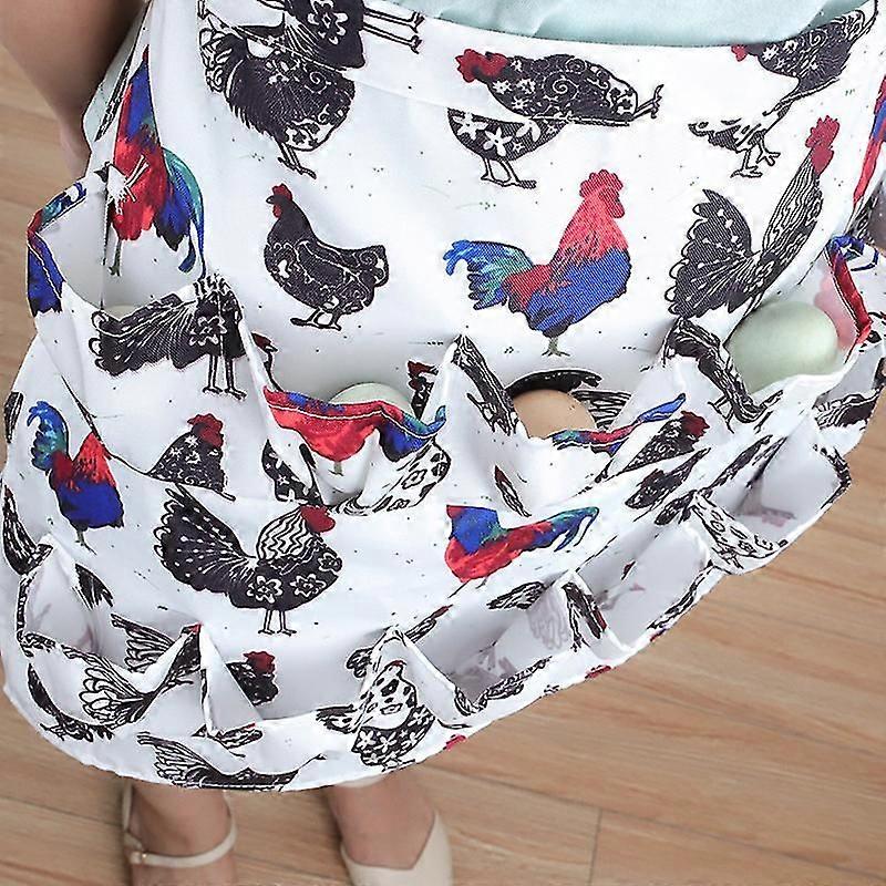 Egg Collection Apron Multi Pockets Egg Shatter Resistant Apron for Farmhouse Farm