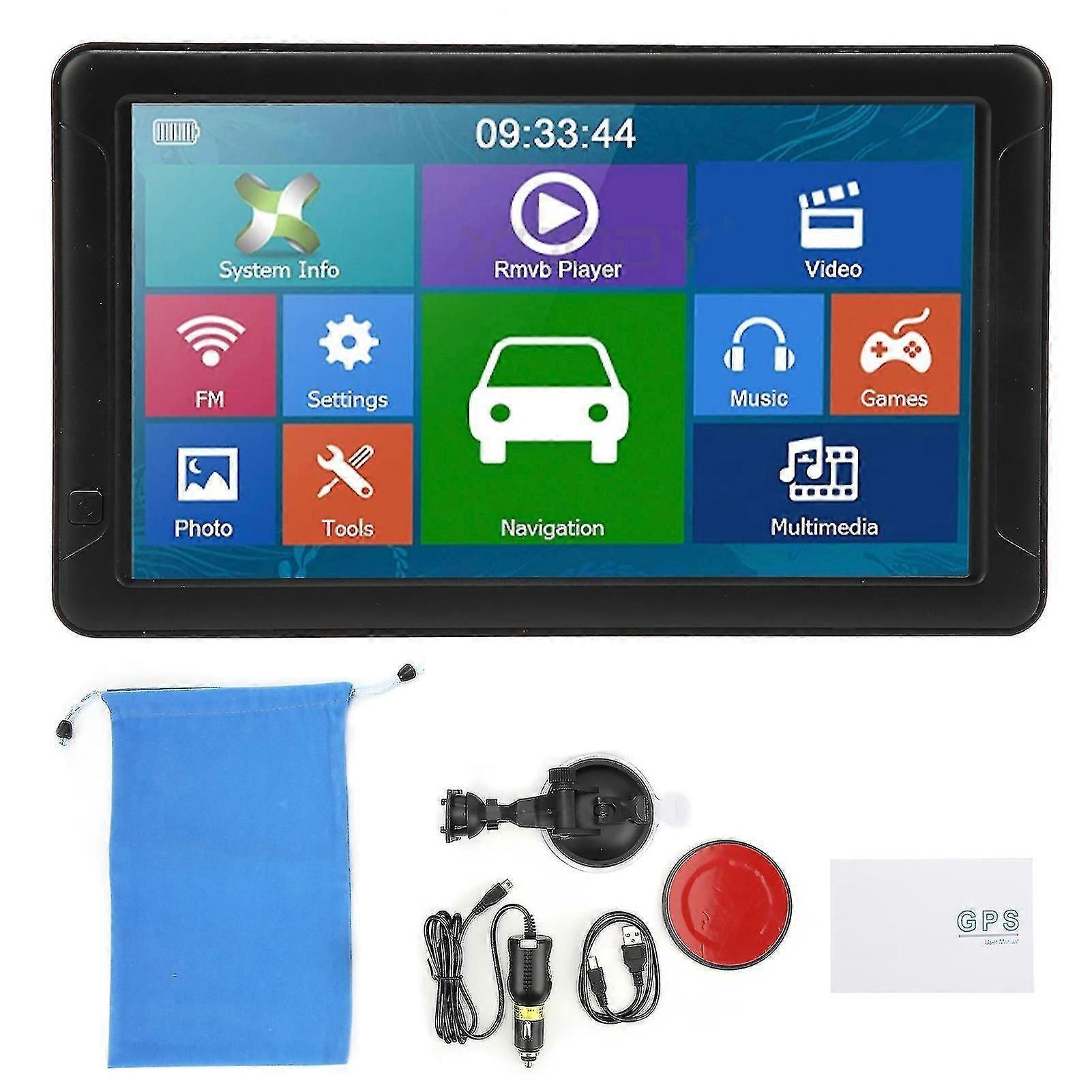 9In Car Gps Navigation Large Poi Voice Guidance Touch Screen 800400 Portable For Truck