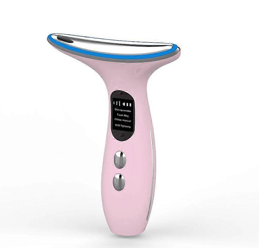 Face Massager Against Wrinkles, Face Beauty Device with 4 Modes, 45C Anti-Wrinkle Face Device for Skin Tightening & Lifting