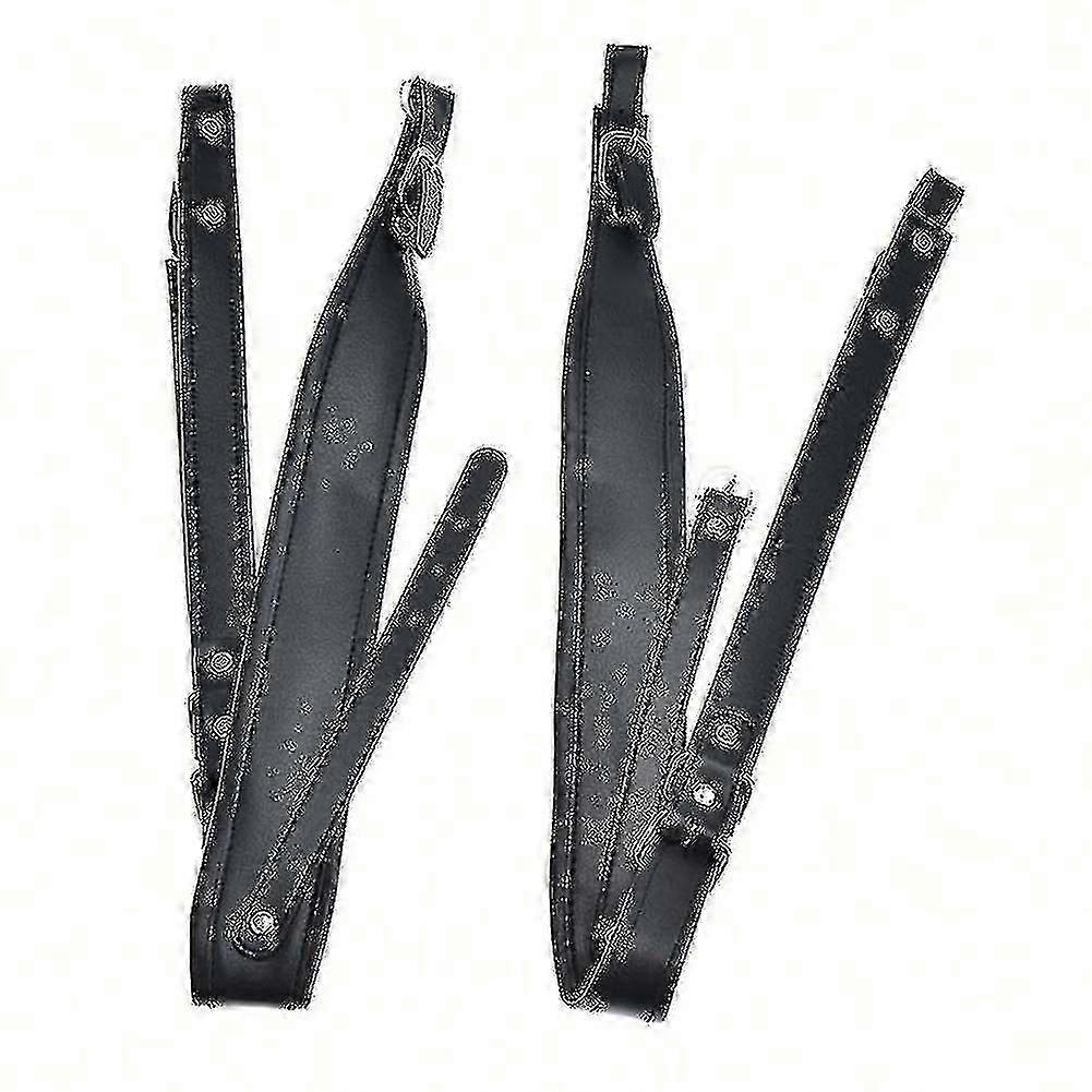 2pcs עור מתכוונן אקורדיון רצועות כתף עמיד למים עבור 16-120 אקורדיון בס חלקי חילוף