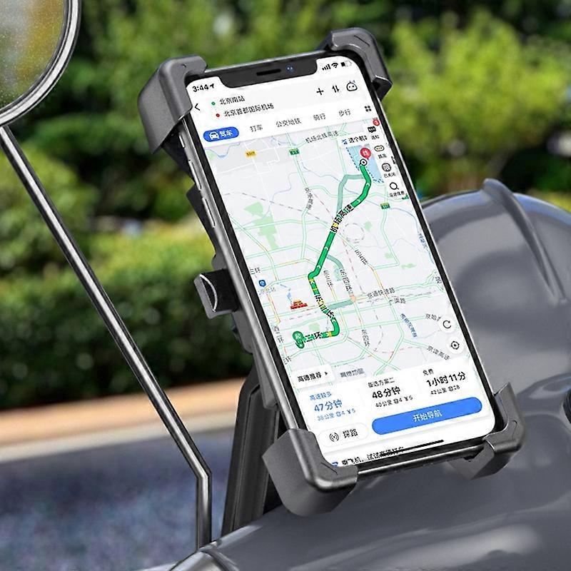 Bicycle Phone Bracket, Colour: Motorcycle Rearview Mirror