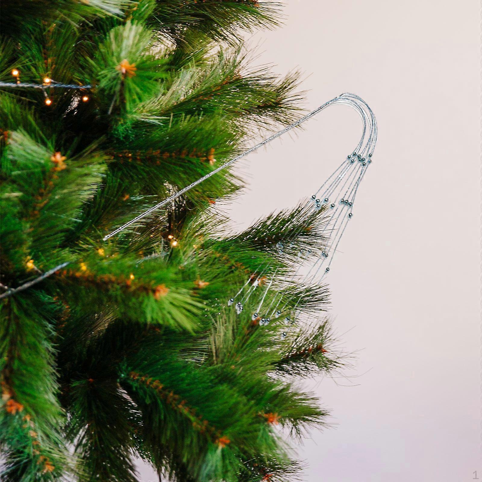 Christmas Tree Decoration Xmas Chain String Birthday Electroplating Party Favors Craft Indoor Winter