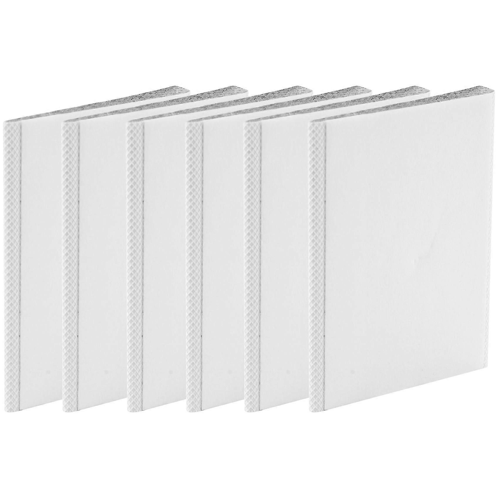 6 Pieces Self-Adhesive Door Corner Seals, Weather Stripping Wedge Draft Stopper, Door Frame Seal Corner Foam (White)